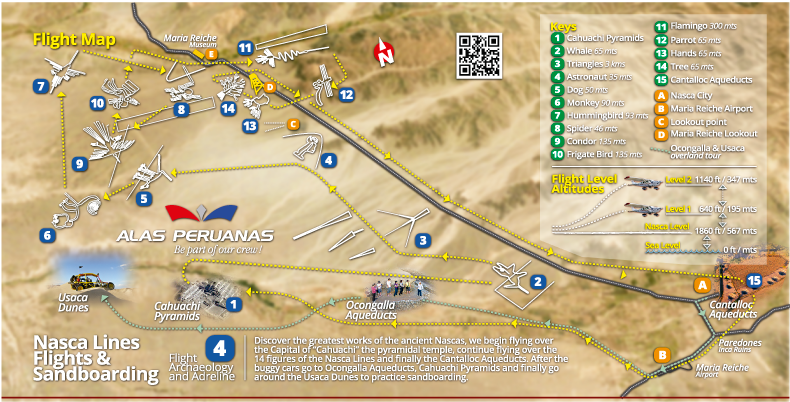 Nazca Lines Flight Sandboarding